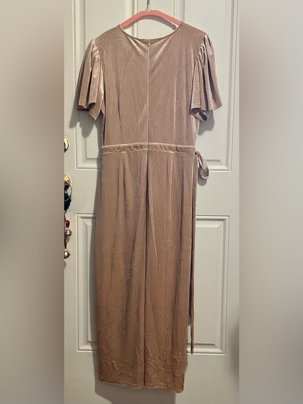 Ivy City Co. Lillie Dress Champagne Velvet_-Large NWT - Picture 3 of 6